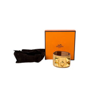 Hermes Yellow/Gold CDC Bracelet S